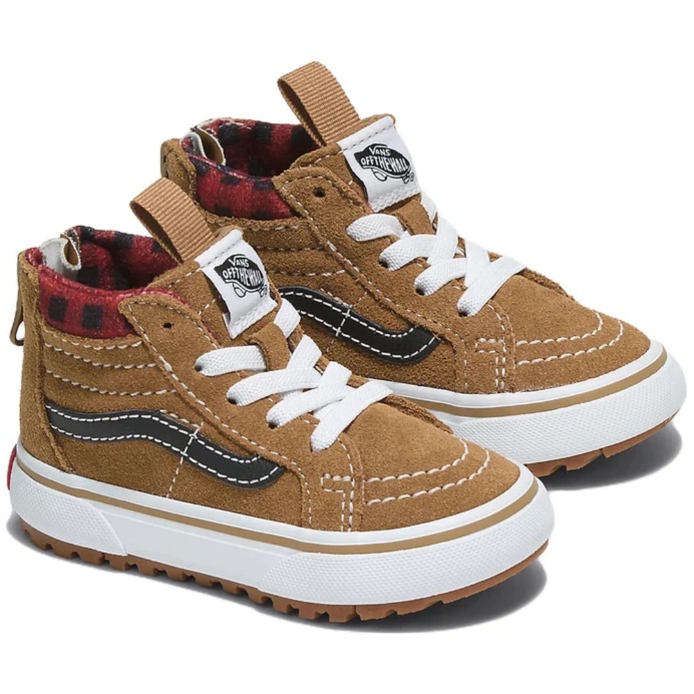 Vans (TD) Sk8-Hi Zip MTE-1
'Plaid Brown Black'